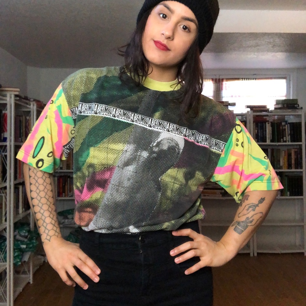 Bermuda Triangle Funky Graphic Printed Tee - B19